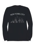 Nyc Skyline Art Print Men's Sweatshirt