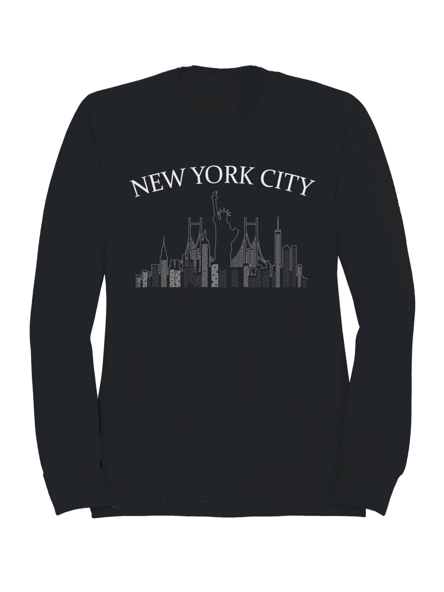 Nyc Skyline Art Print Men's Sweatshirt