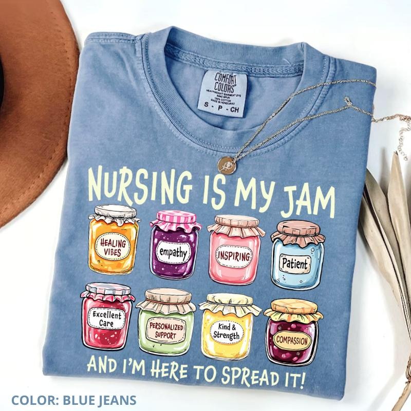 Comfort Colors Nurse Shirt, New Nurse Gift, RN Grad Tee, ER Nurse Appreciation Shirt, Cute Nurse Practitioner Top, Gift for Nursing School Grad