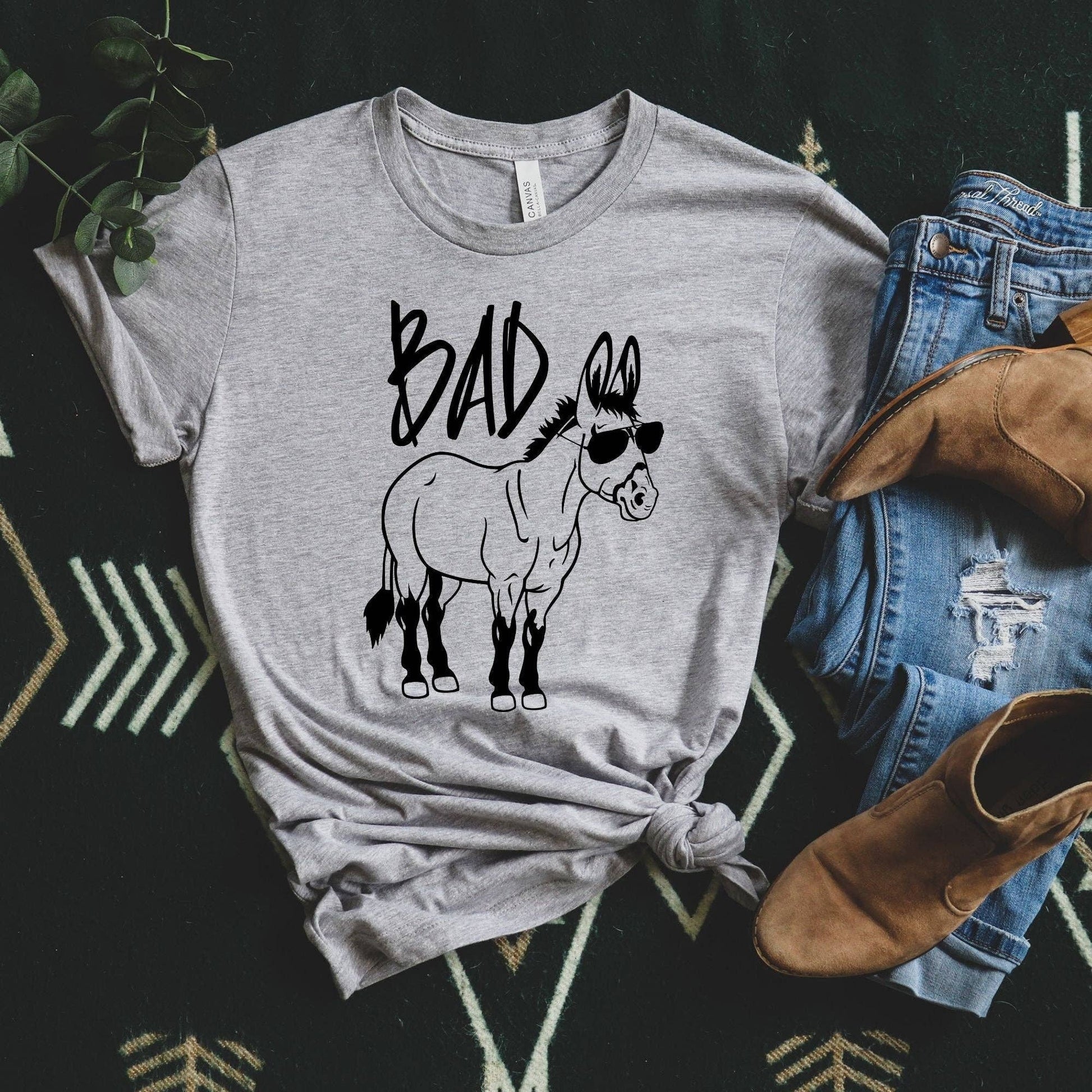 Funny Badass Donkey Tshirt *Unisex Fit*038