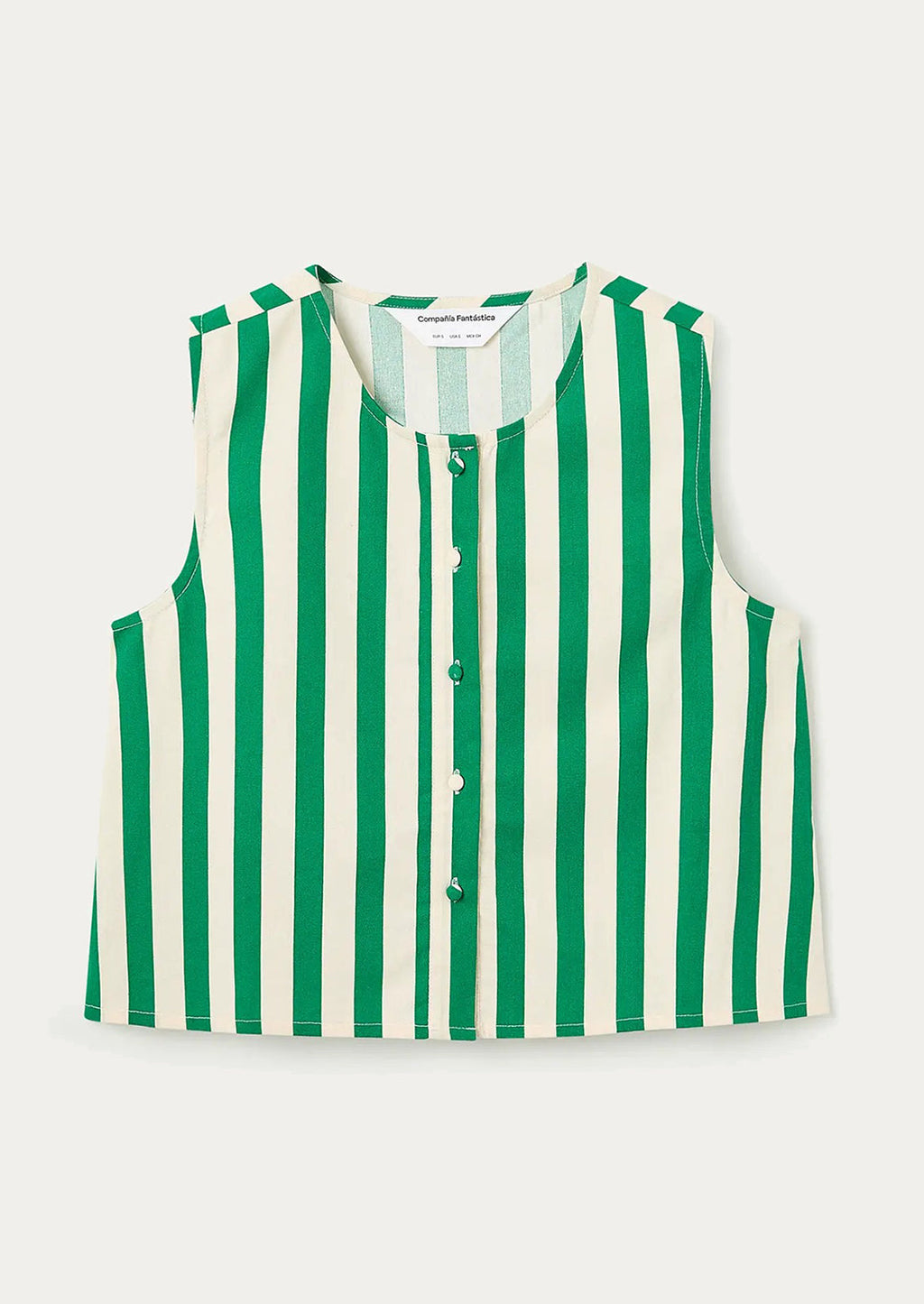 Polly Striped Cotton Tank