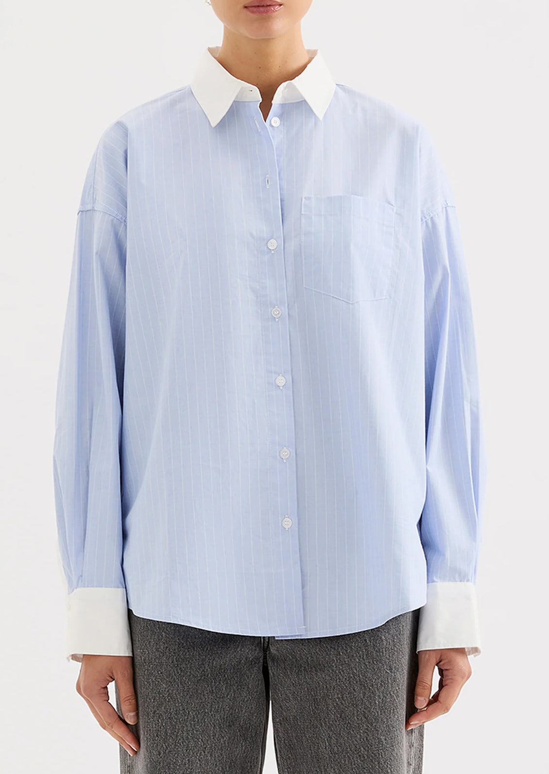 Yuri Striped Poplin Shirt