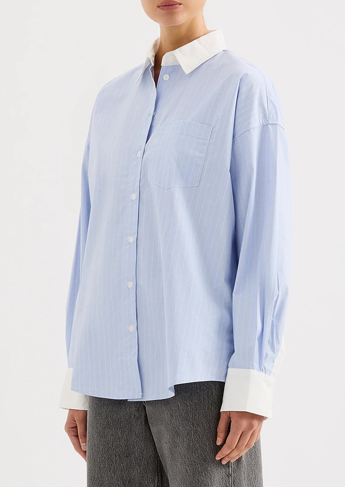Yuri Striped Poplin Shirt