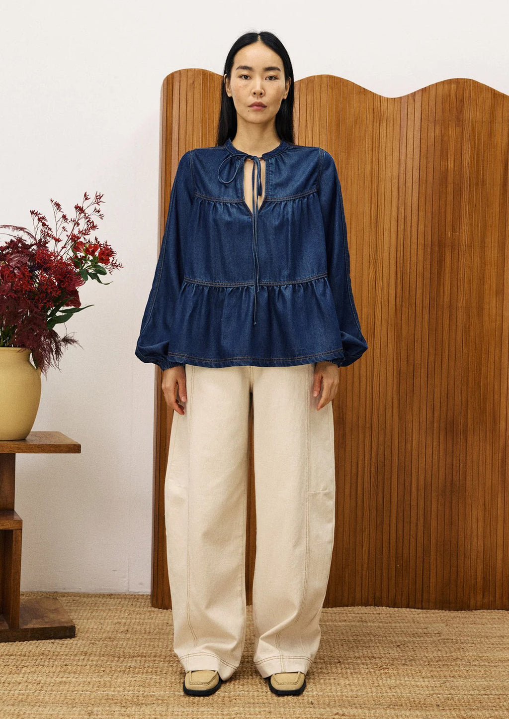 Emeline Ruched Blouse