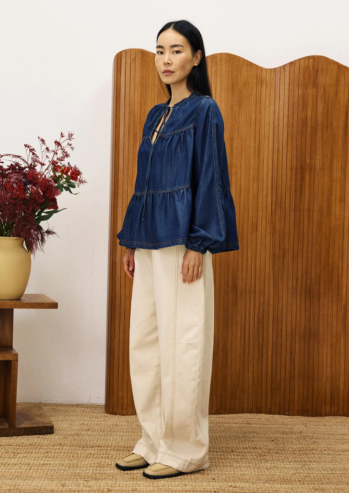 Emeline Ruched Blouse