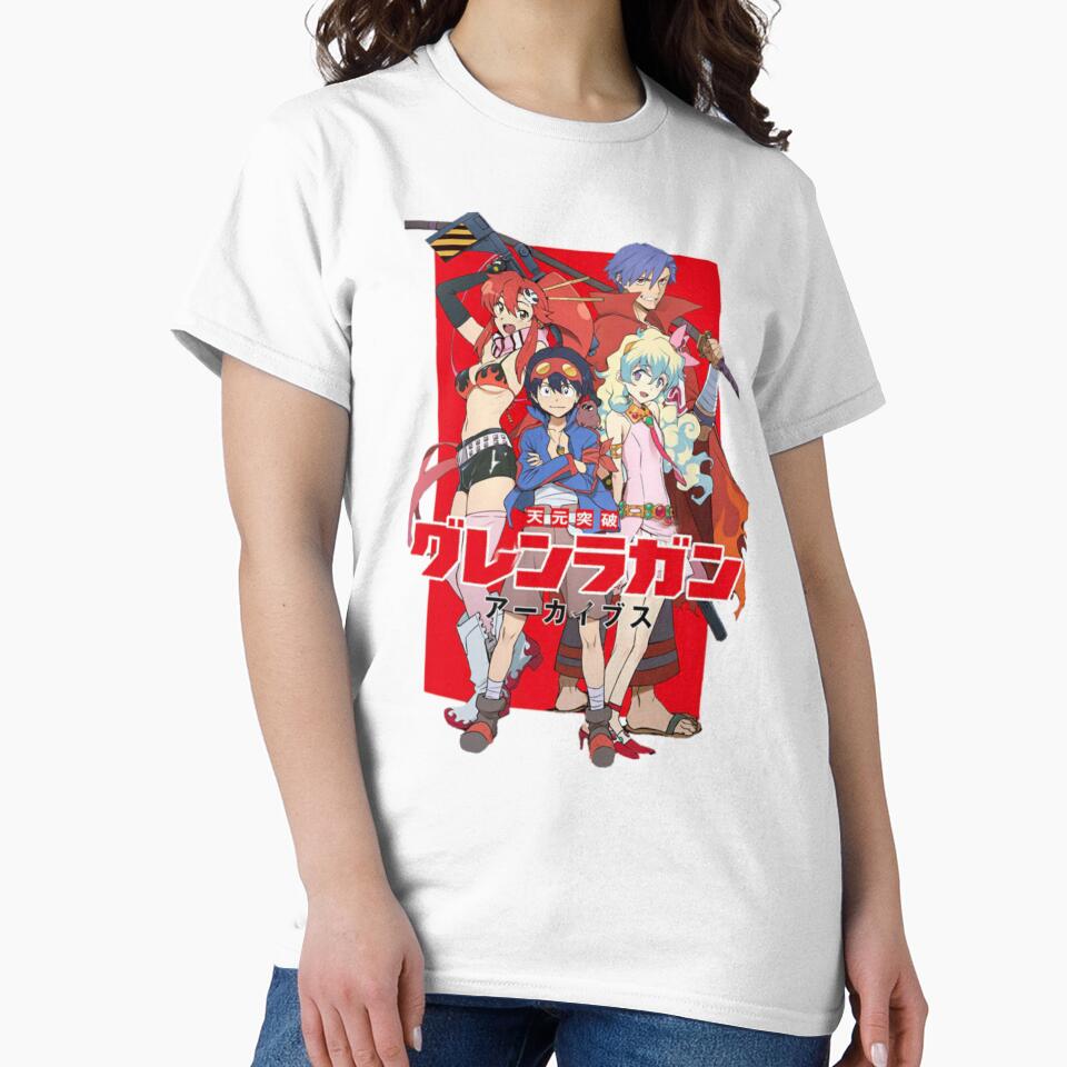 Gurren Lagann Anime by YounessUSAE Unisex T-shirt, Sweatshirt, Hoodie, Long Sleeve Tee