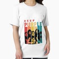 Deep Purple Vintage Band Poster by KhayalSaezo Unisex T-shirt, Sweatshirt, Hoodie, Long Sleeve Tee