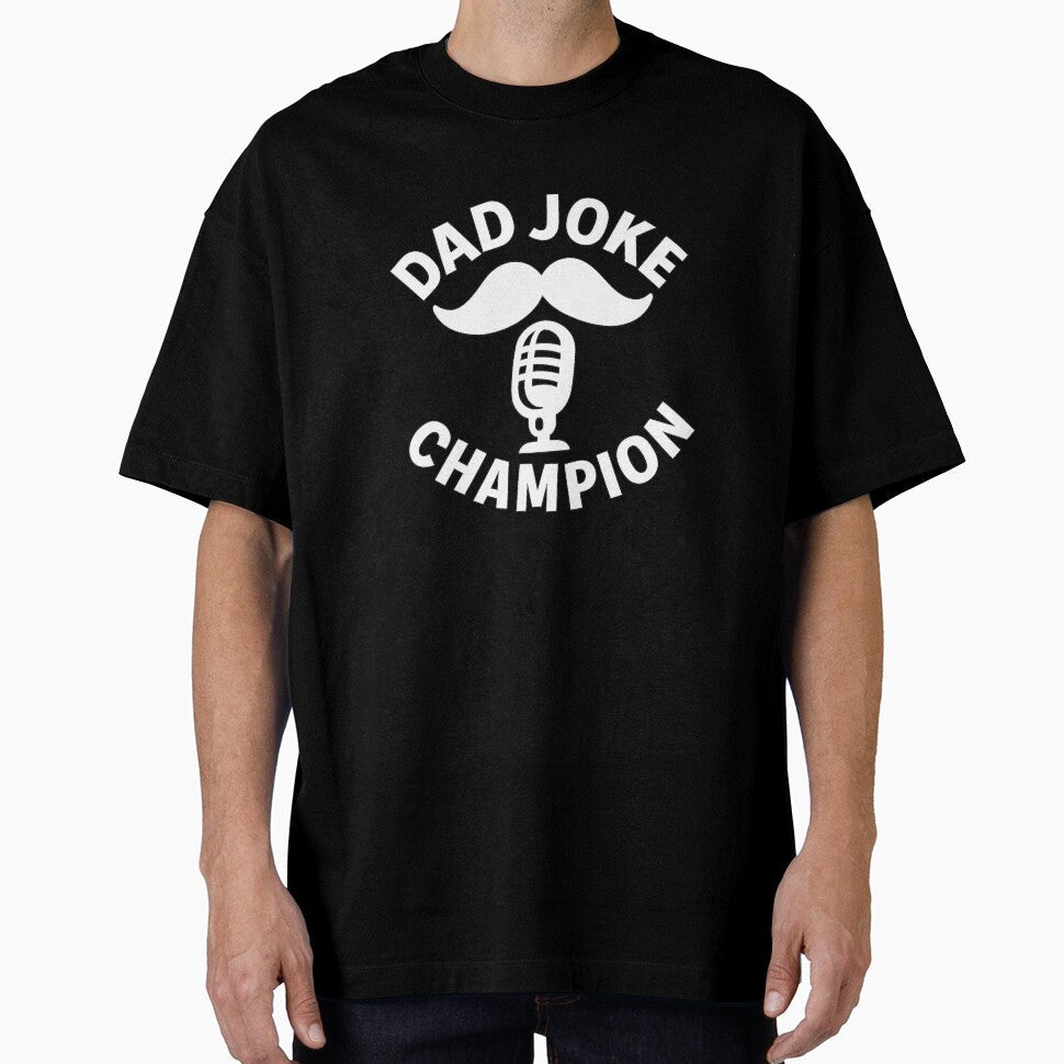 Dad Joke Champion White Ink by ThoughtsInTheOpen Unisex T-shirt, Sweatshirt, Hoodie, Long Sleeve Tee