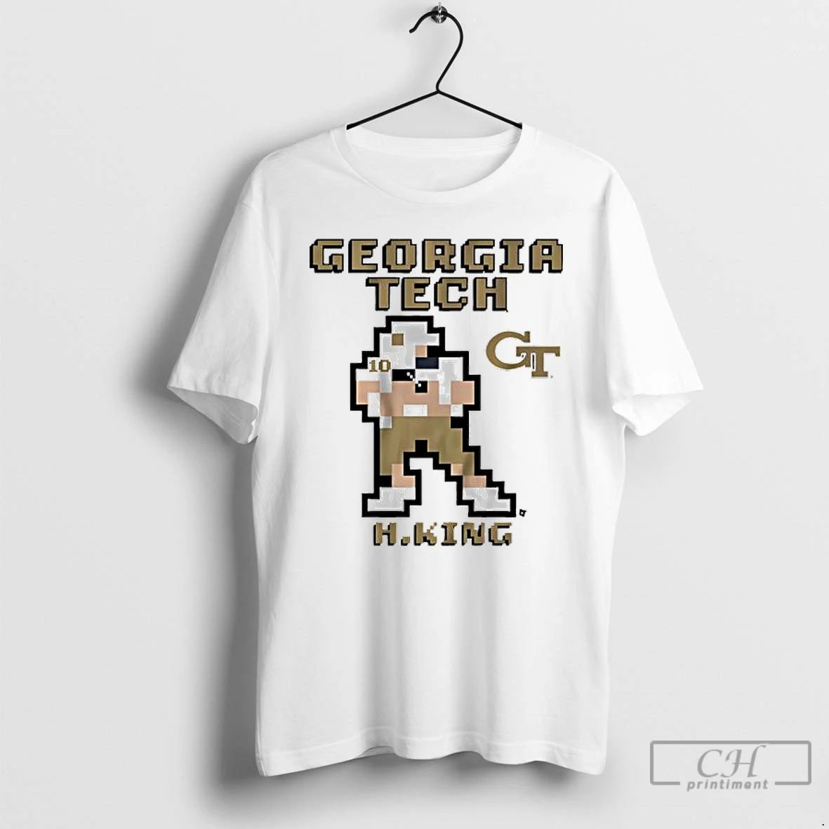 Premium Georgia Tech Football Haynes King Retro Baller Graphic T Shirts Unisex T-shirt, Sweatshirt, Hoodie, Long Sleeve Tee